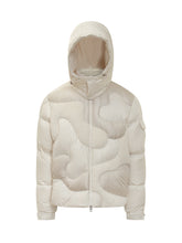 Moncler White Down Jacket with Shearling Inserts - COLLEZIONE TEAM EC | $store$