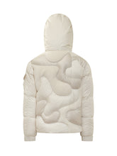 Moncler White Down Jacket with Shearling Inserts - COLLEZIONE TEAM EC | $store$