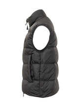Moncler Gilet Nero Imbottito con Logo - Abbigliamento Uomo | $store$