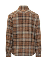 Brown Checked Wool Overshirt Moncler - COLLEZIONE TEAM EC | $store$