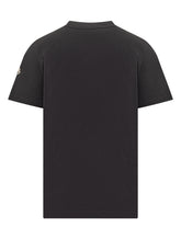Black Tricolor Logo T-shirt Moncler - COLLEZIONE TEAM EC | $store$