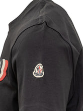 Black Tricolor Logo T-shirt Moncler - COLLEZIONE TEAM EC | $store$