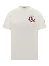 White Logo Patch T-shirt Moncler - COLLEZIONE TEAM EC | $store$