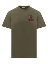 Green Logo Patch T-shirt Moncler - COLLEZIONE TEAM EC | $store$