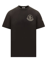 Black Embroidered Logo Patch T-shirt Moncler - COLLEZIONE TEAM EC | $store$