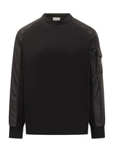 Moncler Felpa con Dettagli Tecnici - Abbigliamento Uomo | $store$