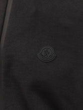 Moncler Felpa Nera con Zip e Logo - Abbigliamento Uomo | $store$