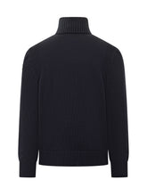 Blue Quilted Front Cardigan Moncler - COLLEZIONE TEAM EC | $store$