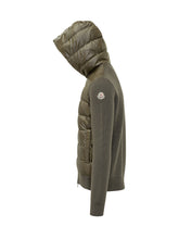 Cardigan Moncler Verde con Cappuccio - Abbigliamento Uomo | $store$