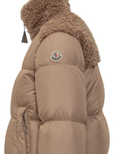 Moncler Esnaie Women s Beige Down Jacket with Shearling - COLLEZIONE TEAM EC | $store$