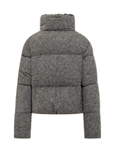 Moncler Piumino Brezesse Grigio Tessuto Tweed - Abbigliamento Donna | $store$