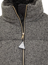 Moncler Piumino Brezesse Grigio Tessuto Tweed - Abbigliamento Donna | $store$