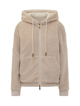 Moncler Giacca Reversibile in Shearling Beige - Abbigliamento Donna | $store$