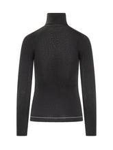 Dolcevita Nero Aderente in Maglia Tecnica di Moncler - Abbigliamento Donna | $store$