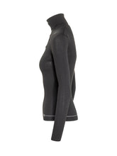 Dolcevita Nero Aderente in Maglia Tecnica di Moncler - Abbigliamento Donna | $store$