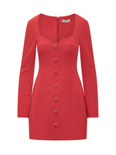 Red short dress with buttons Rebecca Vallance - COLLEZIONE TEAM EC | $store$