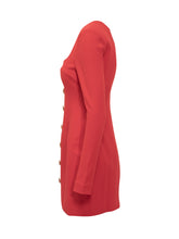 Red short dress with buttons Rebecca Vallance - COLLEZIONE TEAM EC | $store$
