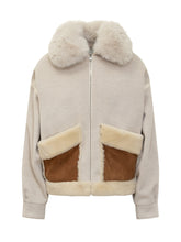 Ava Adore beige shearling jacket - Ava Adore | $store$