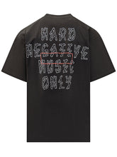 T-shirt nera oversize 44 Label Group con logo ricamato - 44 Label Group | $store$