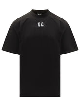 44 Label Group T-Shirt Nera con Logo Ricamato - 44 Label Group | $store$