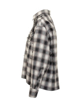 Des Phemmes Checked Shirt with Rhinestones - COLLEZIONE TEAM EC | $store$