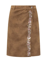 Des Phemmes Skirt with Jewel Applications - COLLEZIONE TEAM EC | $store$