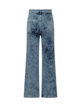 Des Phemmes Wide-Leg Jeans with Black Embroidery - COLLEZIONE TEAM EC | $store$