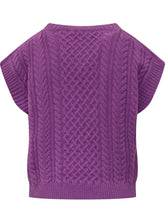 Des Phemmes lilac vest with jewel - COLLEZIONE TEAM EC | $store$