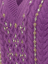 Des Phemmes lilac vest with jewel - COLLEZIONE TEAM EC | $store$