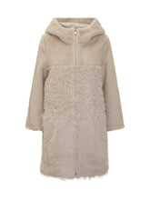 Cappotto Bully con Cappuccio in Shearling - Abbigliamento Donna | $store$