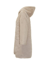 Cappotto Bully con Cappuccio in Shearling - Abbigliamento Donna | $store$