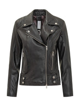 Giacca in Pelle Bully Nera Biker - Abbigliamento Donna | $store$