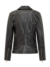 Giacca in Pelle Bully Nera Biker - Abbigliamento Donna | $store$