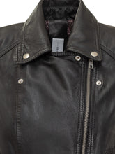 Giacca in Pelle Bully Nera Biker - Abbigliamento Donna | $store$