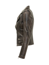 Sword Giacca Chiodo in Pelle Nera - Abbigliamento Donna | $store$