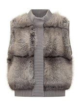 Sword Gilet Grigio in Pelliccia Donna - Abbigliamento Donna | $store$