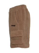 Barrow Shorts Cargo in Pile Beige con Logo - Abbigliamento Uomo | $store$