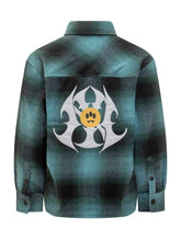 Barrow Overshirt a Quadri Verde e Nero - Abbigliamento Uomo | $store$