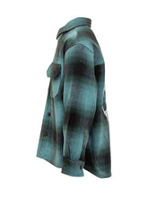 Barrow Overshirt a Quadri Verde e Nero - Abbigliamento Uomo | $store$