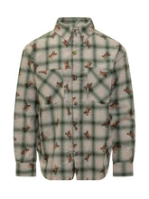 Barrow Camicia Verde a Quadri con Teddy Print - Abbigliamento Uomo | $store$