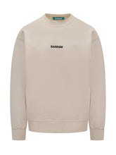 Barrow Felpa Beige con Logo - Abbigliamento Uomo | $store$