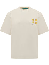 T-shirt Beige con Stampa Smiley Barrow - Abbigliamento Uomo | $store$