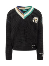 Maglione Nero con Colletto a V Barrow - Abbigliamento Uomo | $store$