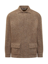 Boglioli Giacca In Lana Marrone A Spina Di Pesce - Abbigliamento Uomo | $store$