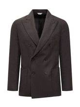 Boglioli Brown Single-Breasted Wool Blazer - Boglioli | $store$