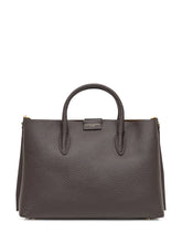 Gianni Chiarini Brown Grained Leather Tote Bag - COLLEZIONE TEAM EC | $store$