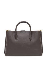 Gianni Chiarini Brown Grained Leather Tote Bag - COLLEZIONE TEAM EC | $store$