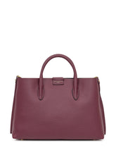 Gianni Chiarini Bordeaux Grained Leather Tote Bag - COLLEZIONE TEAM EC | $store$