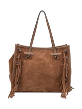 Gianni Chiarini Marcella Suede Bag with Fringes - COLLEZIONE TEAM EC | $store$