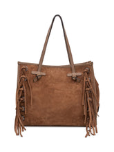 Gianni Chiarini Marcella Suede Bag with Fringes - COLLEZIONE TEAM EC | $store$
